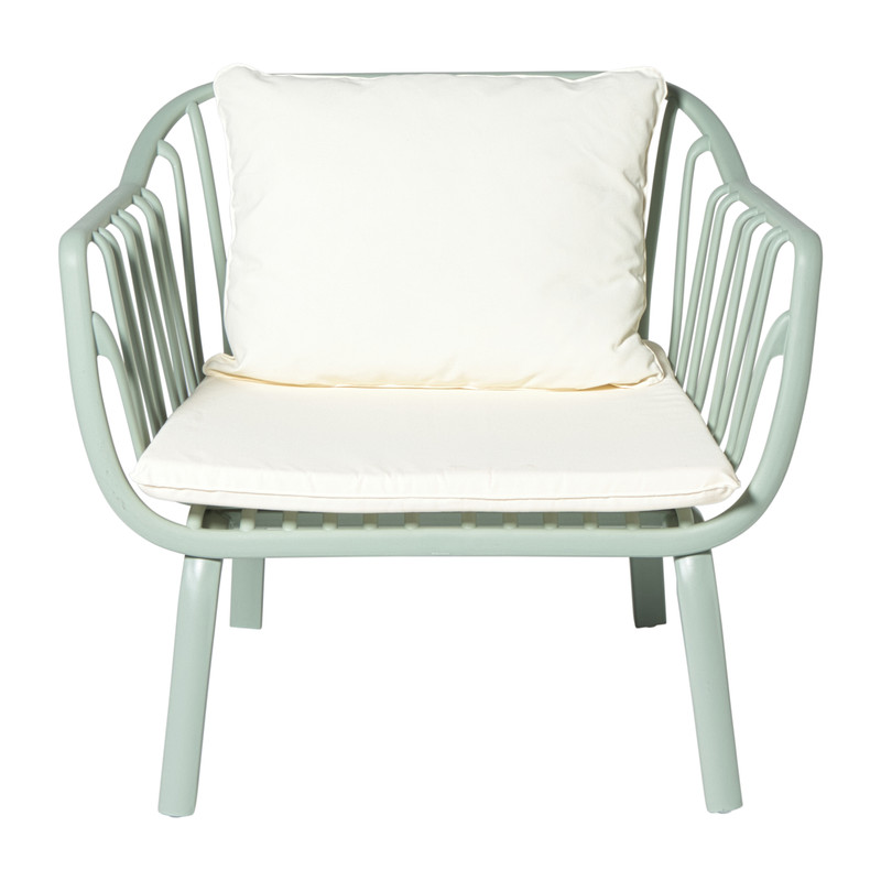 Tuinfauteuil como - groen - 68x78x63 cm