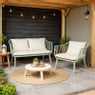Tuinfauteuil como - groen - 68x78x63 cm