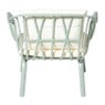 Tuinfauteuil como - groen - 68x78x63 cm
