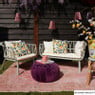 Tuinbank como - groen - 68x122x63 cm