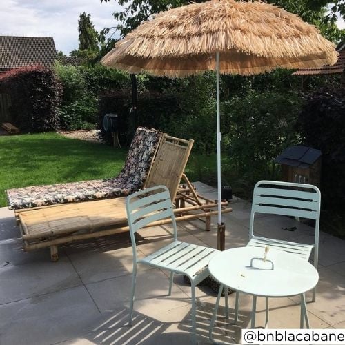 Hawaii parasol - naturel - ⌀180x180 cm