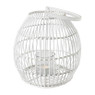 Lantaarn rotan - wit - 67x34x62 cm