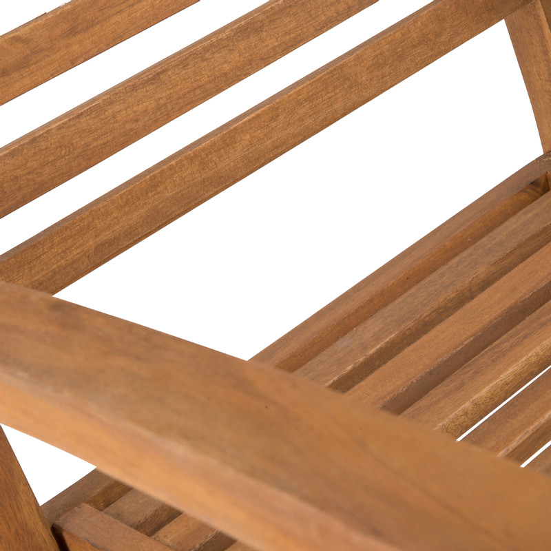 Tuinstoel Kreta - bruin - 57x58x90