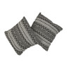 Hangstoel Malibu - zwart/wit