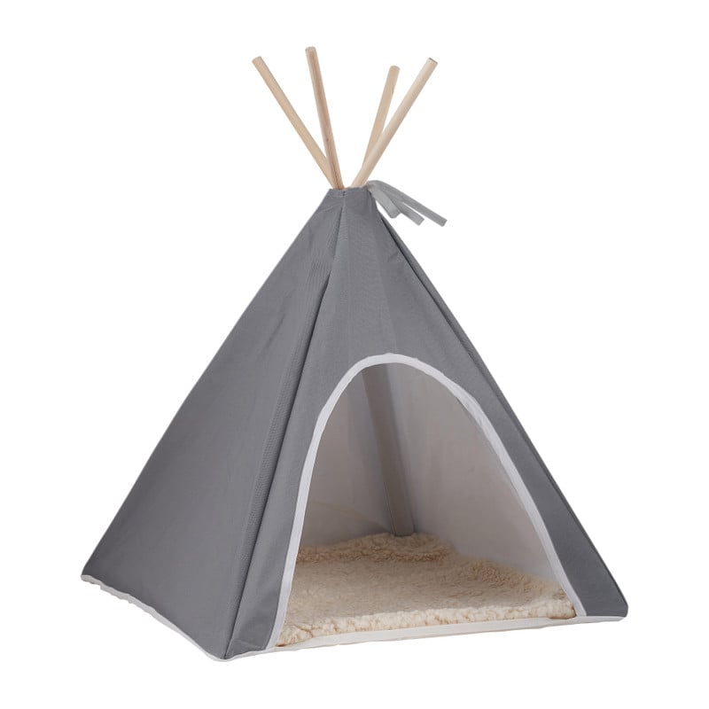 Dieren tipi tent - grijs