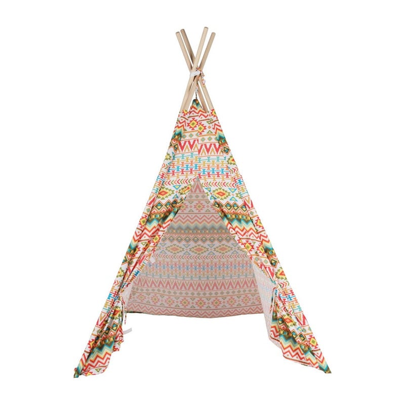 Tipi speeltent - Indian - 120x120x160 cm 