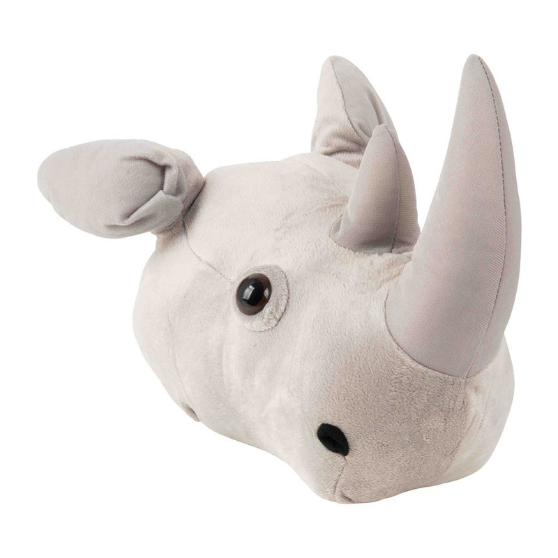 Dierenkop neushoorn - 25x48x12 cm