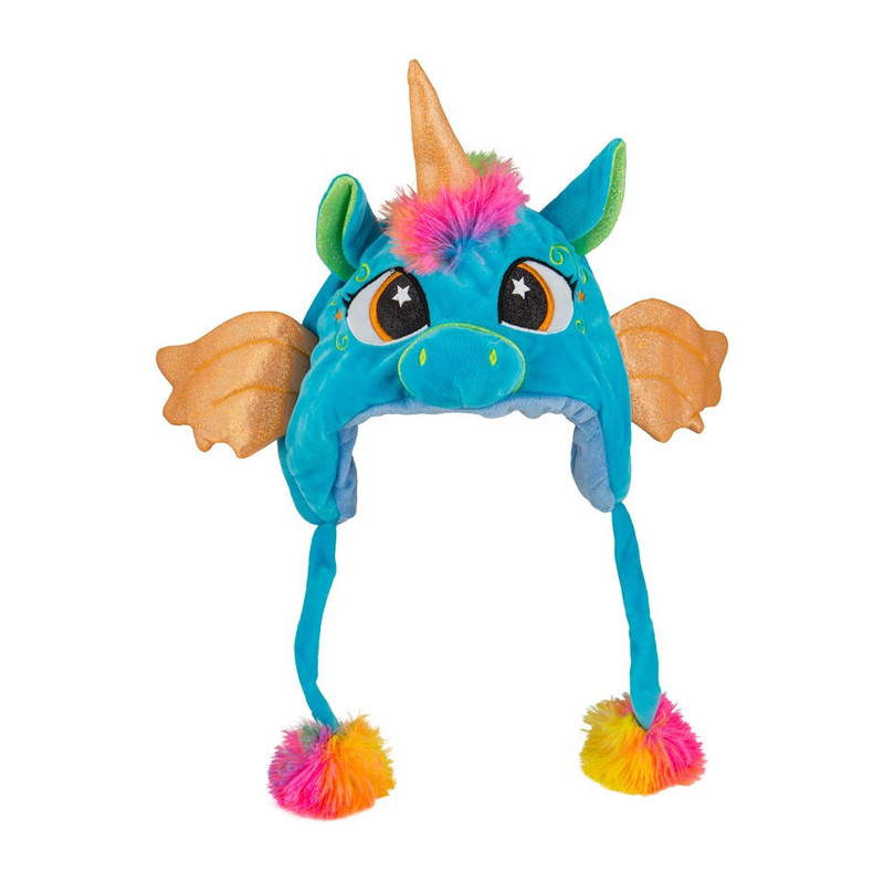 Kinder muts Unicorn - blauw