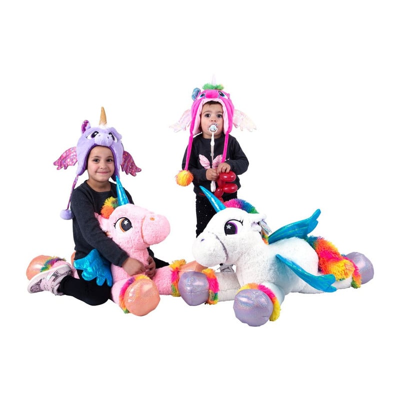 Pluche unicorn XL - wit