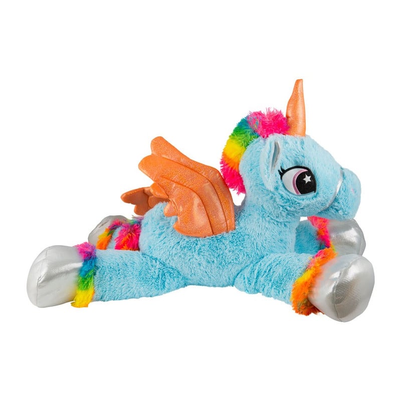 Pluche unicorn XL - blauw