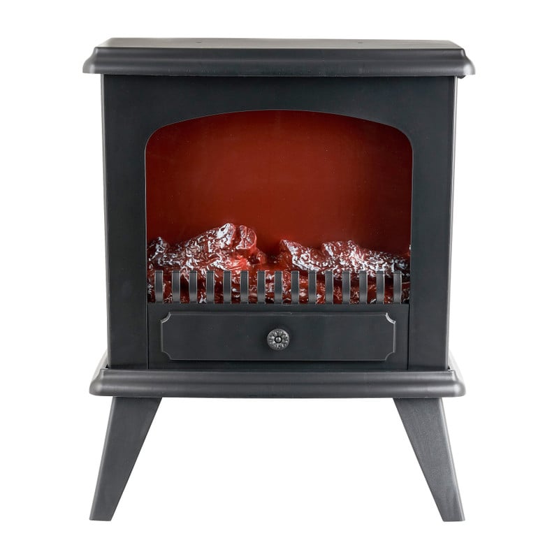 LED openhaard op pootjes - 45x18x56 cm 