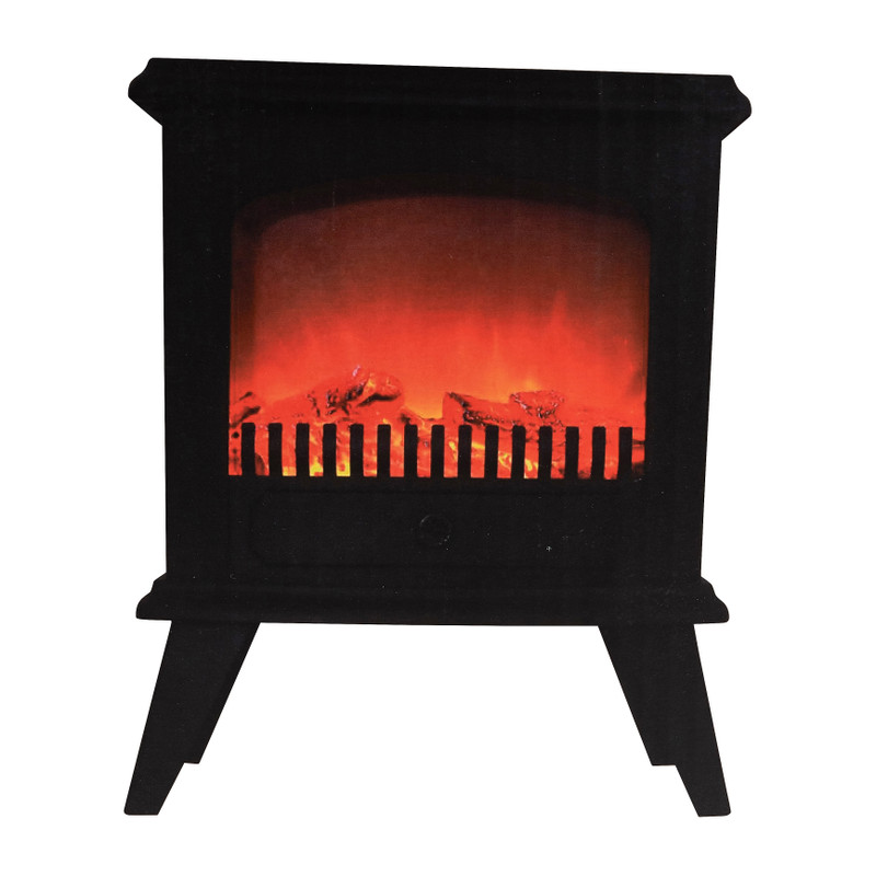 LED openhaard op pootjes - 45x18x56 cm 