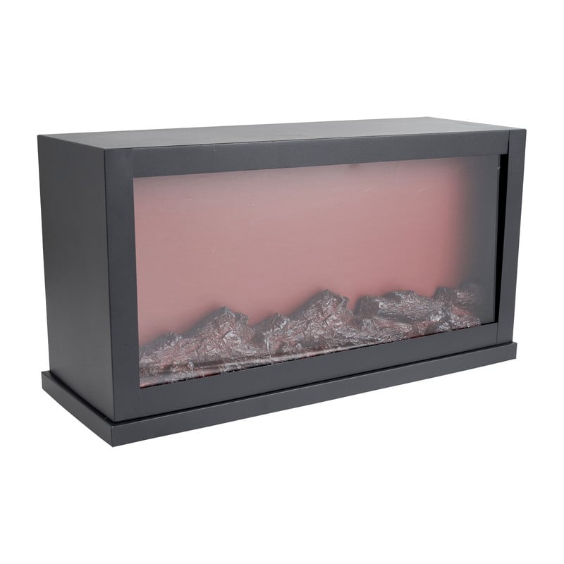 LED openhaard - rechthoek - 41.2x14.7x22 cm 
