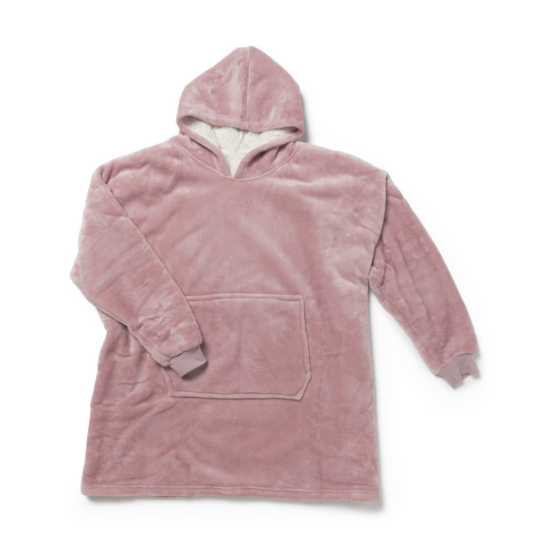 Oversized hoodie - roze - one size