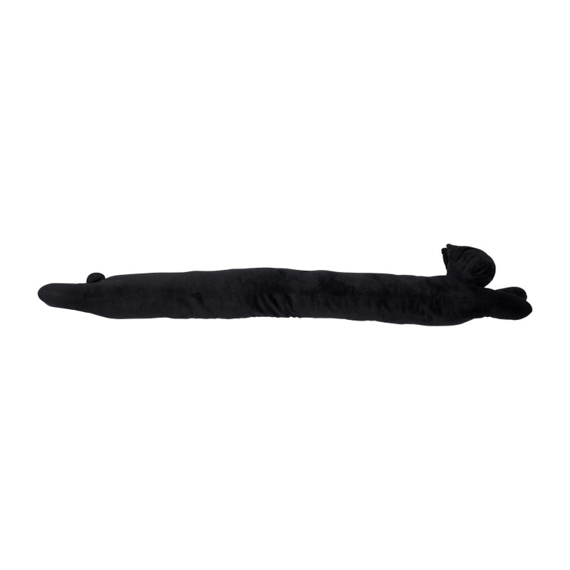 Tochtrol kat - zwart - 96 cm