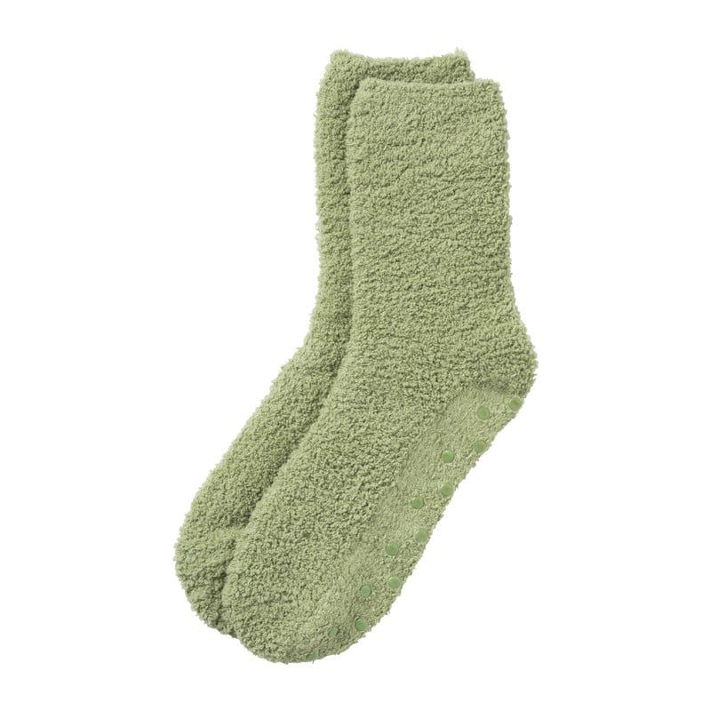 Huissok - groen - maat 35-38