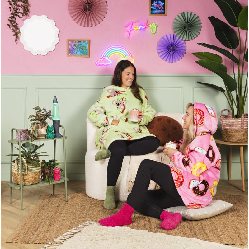 Oversized hoodie - donut - one size