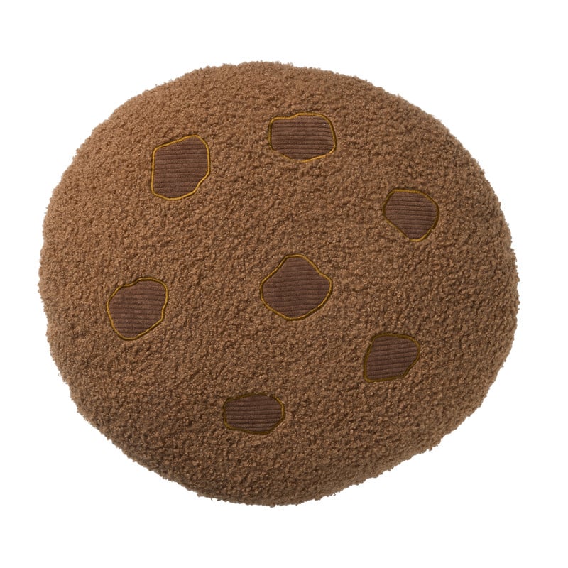 Kussen chocolate cookie - polyester - ø38 cm