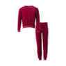 Huispak 2-delig - rood - maat L/XL