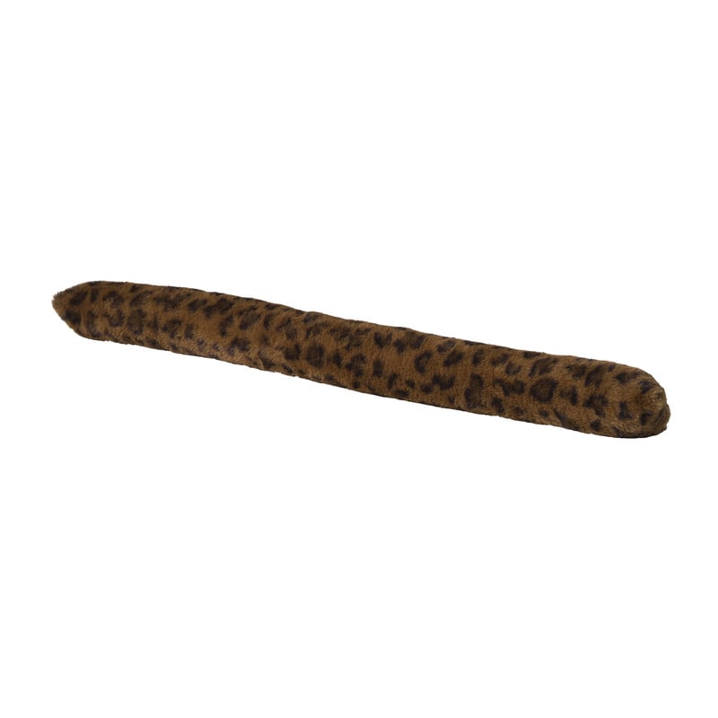 Tochtstopper panter - bruin - 90x9 cm 
