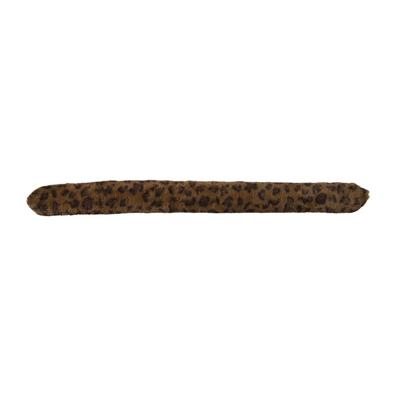 Tochtstopper panter - bruin - 90x9 cm 