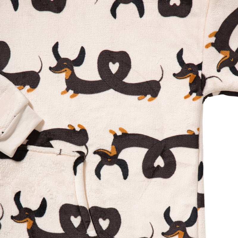 Oversized hoodie teckel - one size 