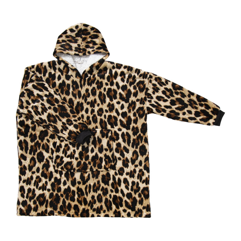 Oversized hoodie - luipaardprint