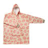 Oversized hoodie luipaard beig - beige - 76x90 cm