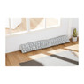 Tochtrol dierenvacht - wit/grijs - 96 cm