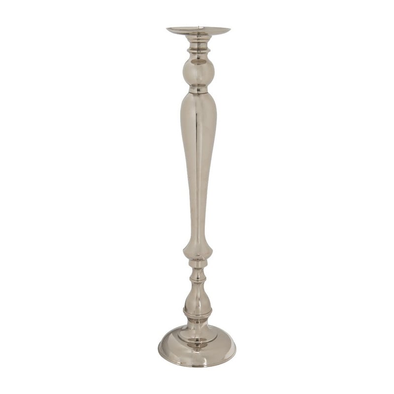 Kandelaar XL - zilver - 19x70 cm