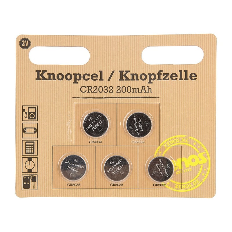 Knoopcel batterijen 3V set van 5