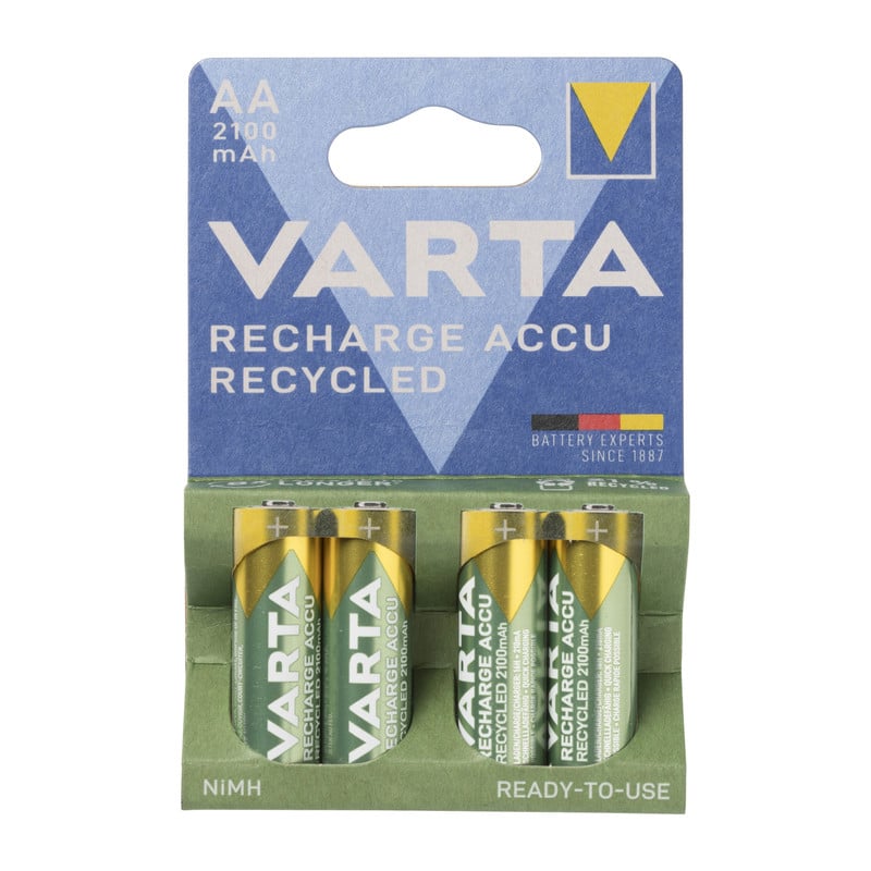 Varta oplaadbare AA batterijen - set van 4
