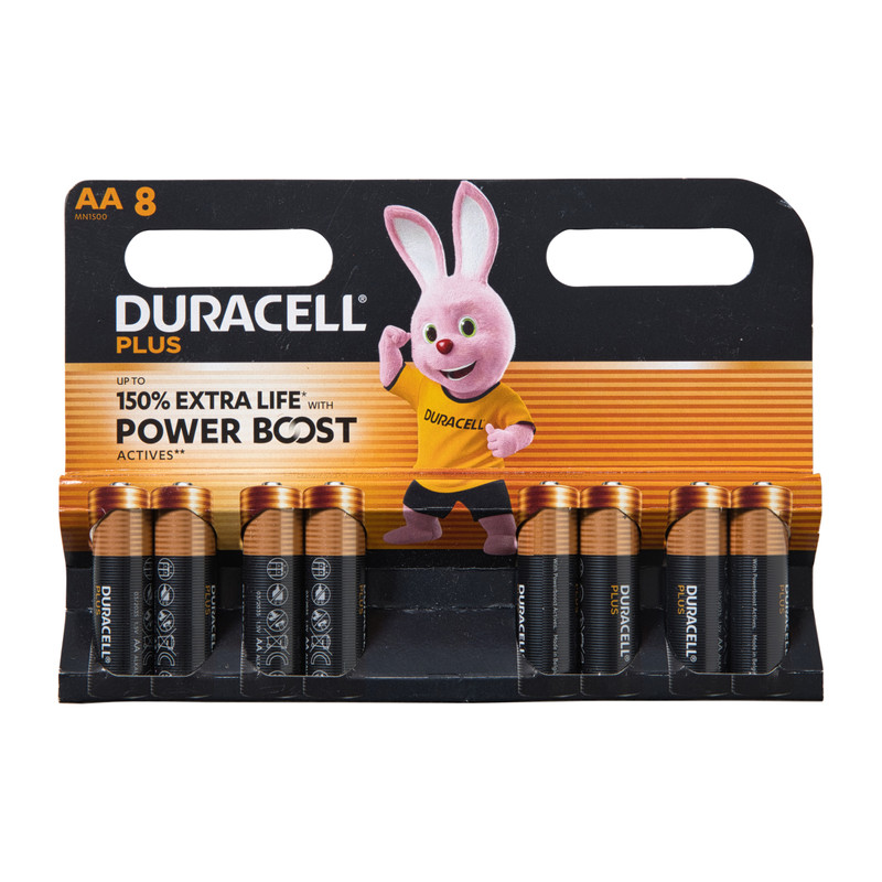 Duracell power boost AA batterijen - set van 8