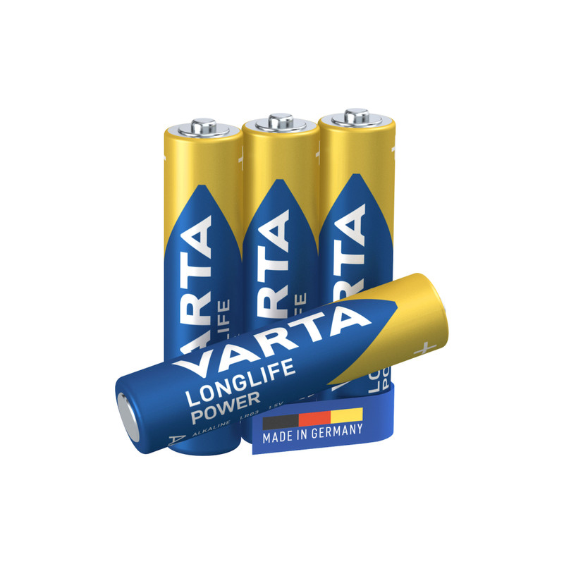 Varta longlife power AAA batterijen - set van 4