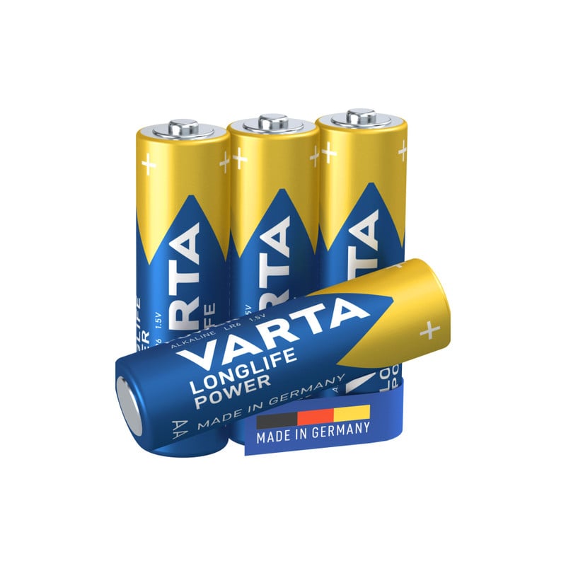 Varta longlife power AA batterijen - set van 4