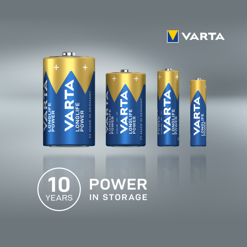 Varta longlife power AA batterijen - set van 4