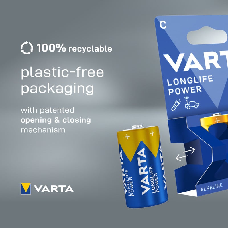 Varta longlife power C batterijen - set van 2