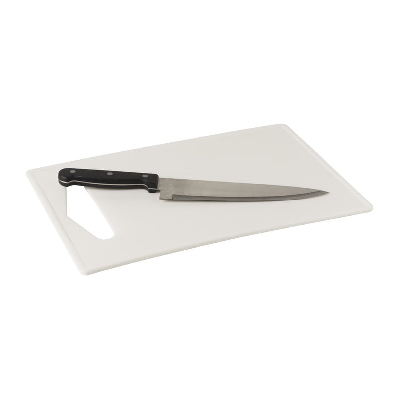 Snijplank kunststof - wit - 24x35 cm