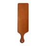 Serveerplank glas - bruin - 43x12 cm