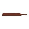 Serveerplank glas - bruin - 43x12 cm