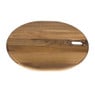 Snijplank acacia rond - 33x31 cm 