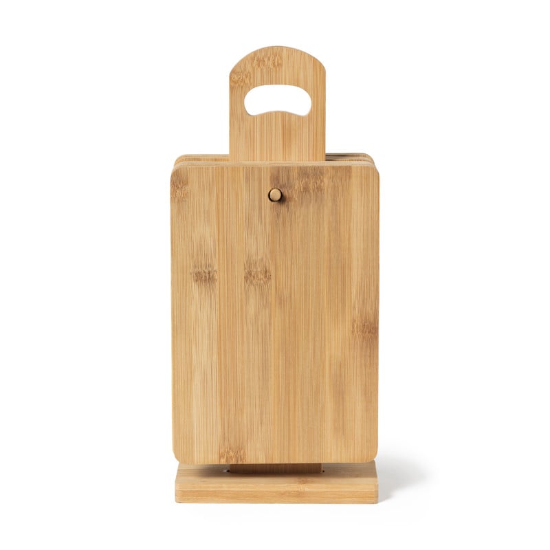 Ontbijtplankjes op standaard - 34x15x6.5 cm - 6 stuks 