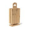 Ontbijtplankjes op standaard - 34x15x6.5 cm - 6 stuks 