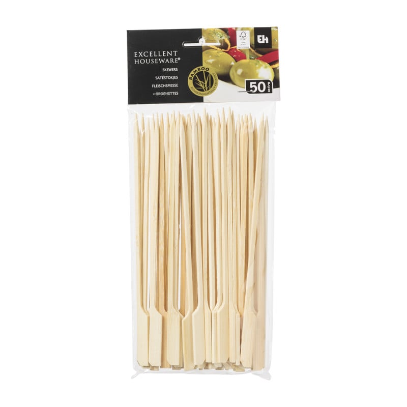 Satestokjes bamboe - 50 stuks - 20 cm