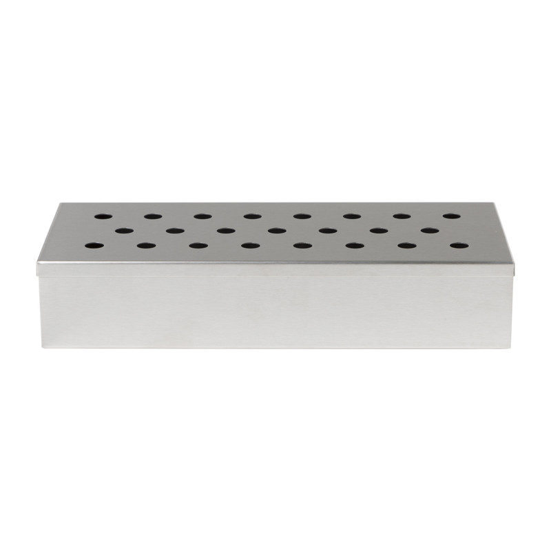 BBQ rookbox - RVS - 24x10x4,5 cm 