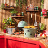 BBQ teil - groen - 33x33x28.5 cm
