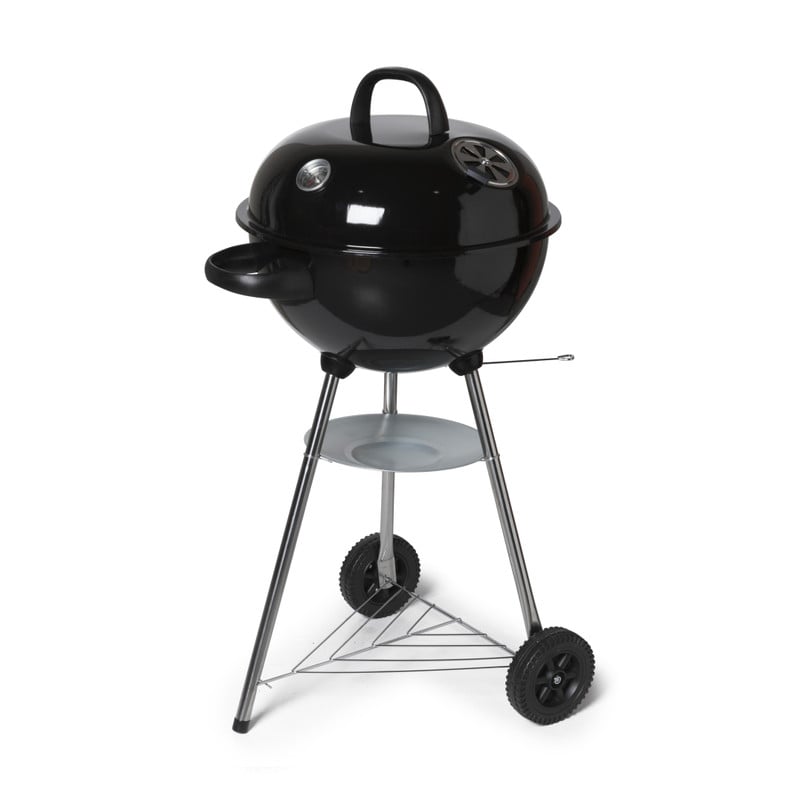 BBQ bolvorm - zwart - 47x90 cm
