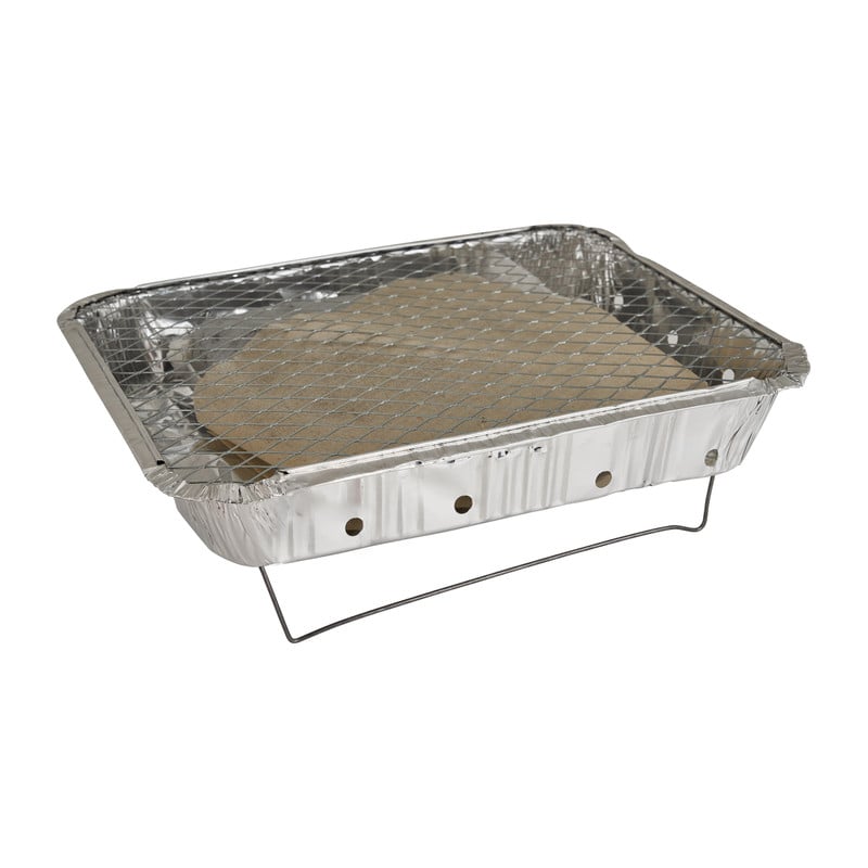 Wegwerp BBQ met kolen - 30x24x5 cm