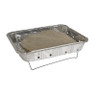 Wegwerp BBQ met kolen - 30x24x5 cm