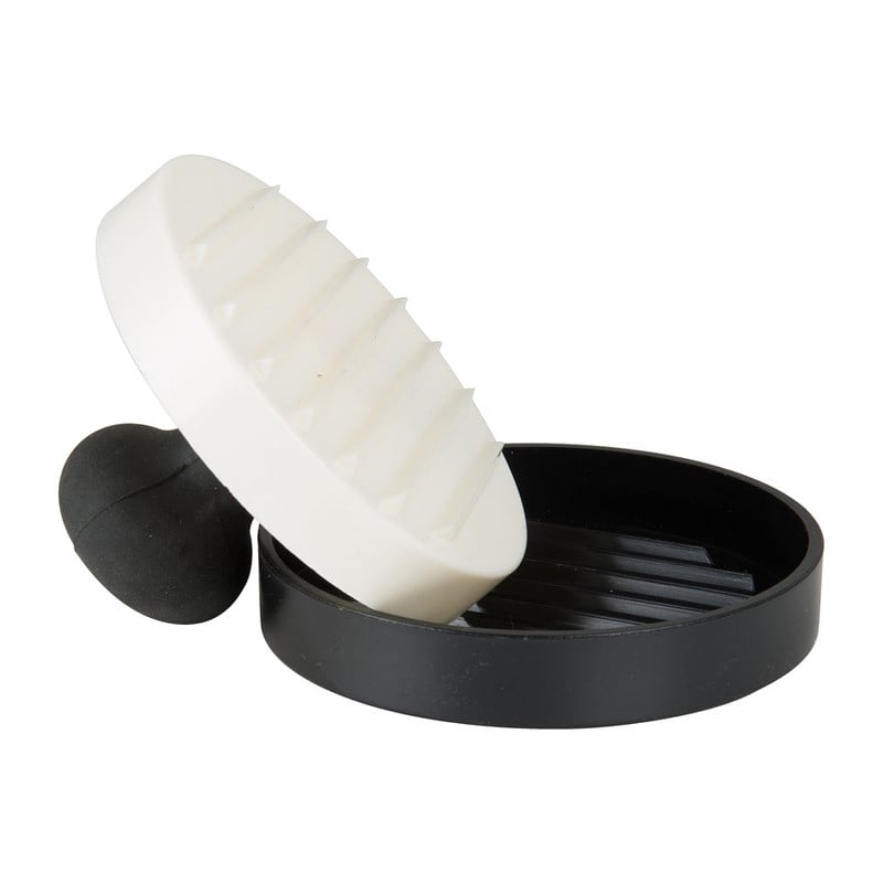 Hamburger maker - zwart - 11.5 cm diameter